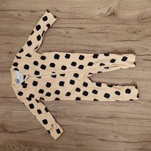 Willow+Co 3-6 months Zippered Romper in Cookie Dough